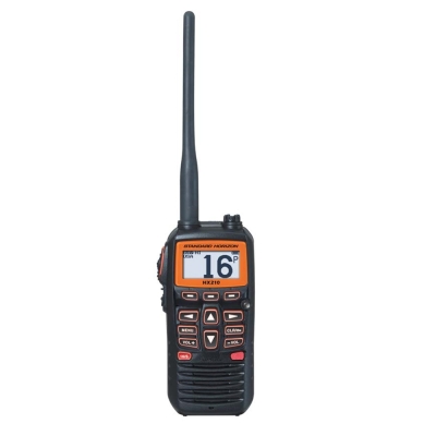 Transceptor VHF Marino Portátil Flotante Standard Horizon HX210 6W